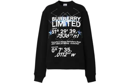 Burberry T Shirts Women's Black Crew Neck Moderate Other