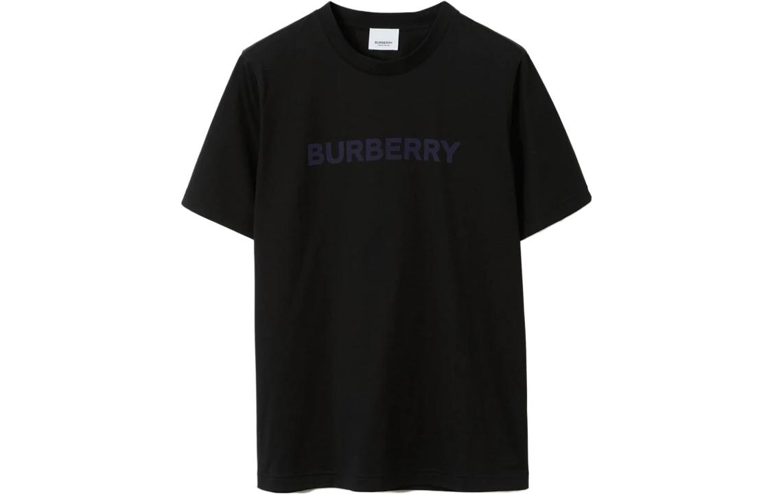 Женская футболка Burberry (черная)
