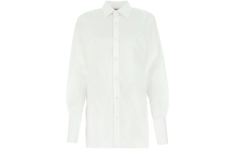 Maison Margiela Shirts Women's White Lapel Moderate Other