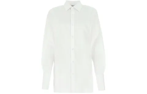 Maison Margiela Shirts Women's White Lapel Moderate Other