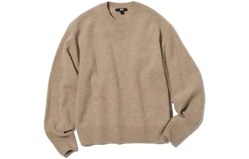 UNIQLO Sweaters Women's Dark Beige Crew Neck Other