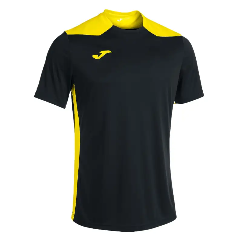 JOMA Homer Championship VI comfortable, breathable and quick-drying football jersey for men, black