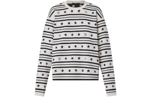 LOUIS VUITTON Summer Stardust SS22 Sweatshirt Women's White