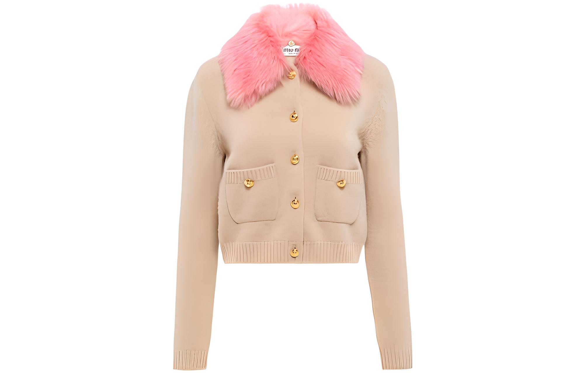 Женский джемпер MIU MIU FW22 (кофейный)