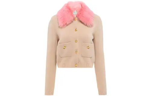 MIU MIU FW22 Knitwear Women's Milk Tea
