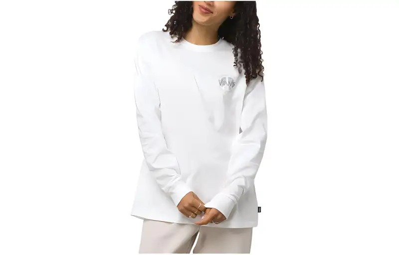 Vans Drop Shoulder Sleeve T Shirt Women's