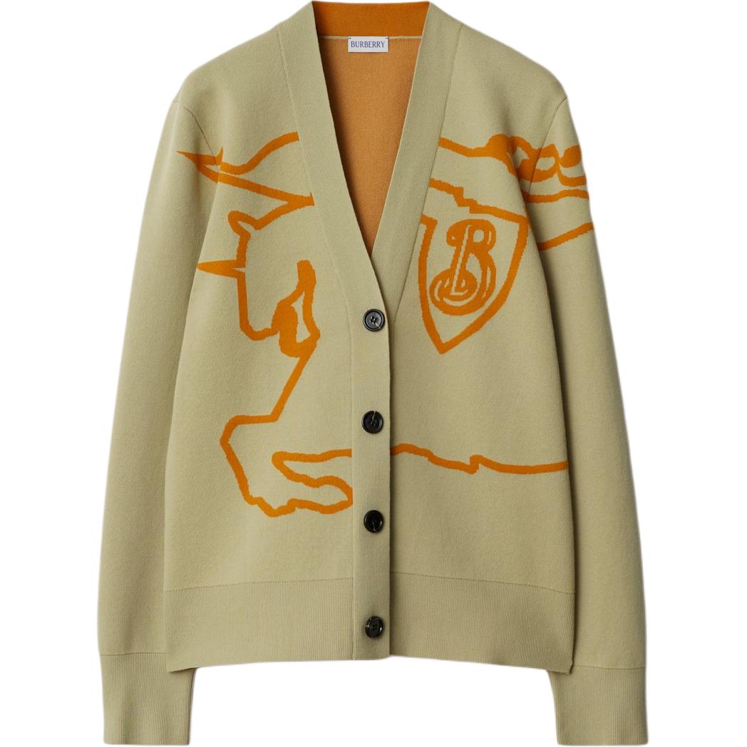 Женский джемпер Burberry Equestrian Knight (бежевый)