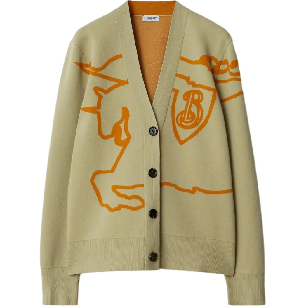 Burberry Ekd V-Neck Buttoned Cardigan