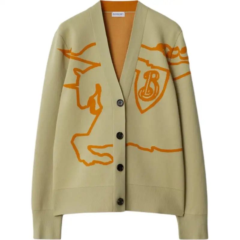 Burberry Ekd V-Neck Buttoned Cardigan