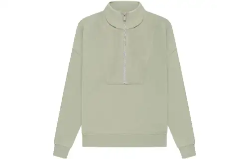 Fear Of God Essentials Women's 1/2 Zip Pullover Seafoam