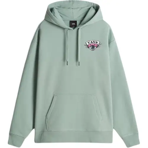Vans Sweatshirts Women's Green Hooded Moderate Regular