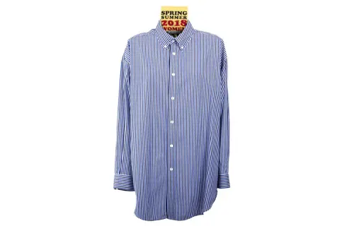 Balenciaga Shirts Women's Blue Pointed Collar Moderate Other