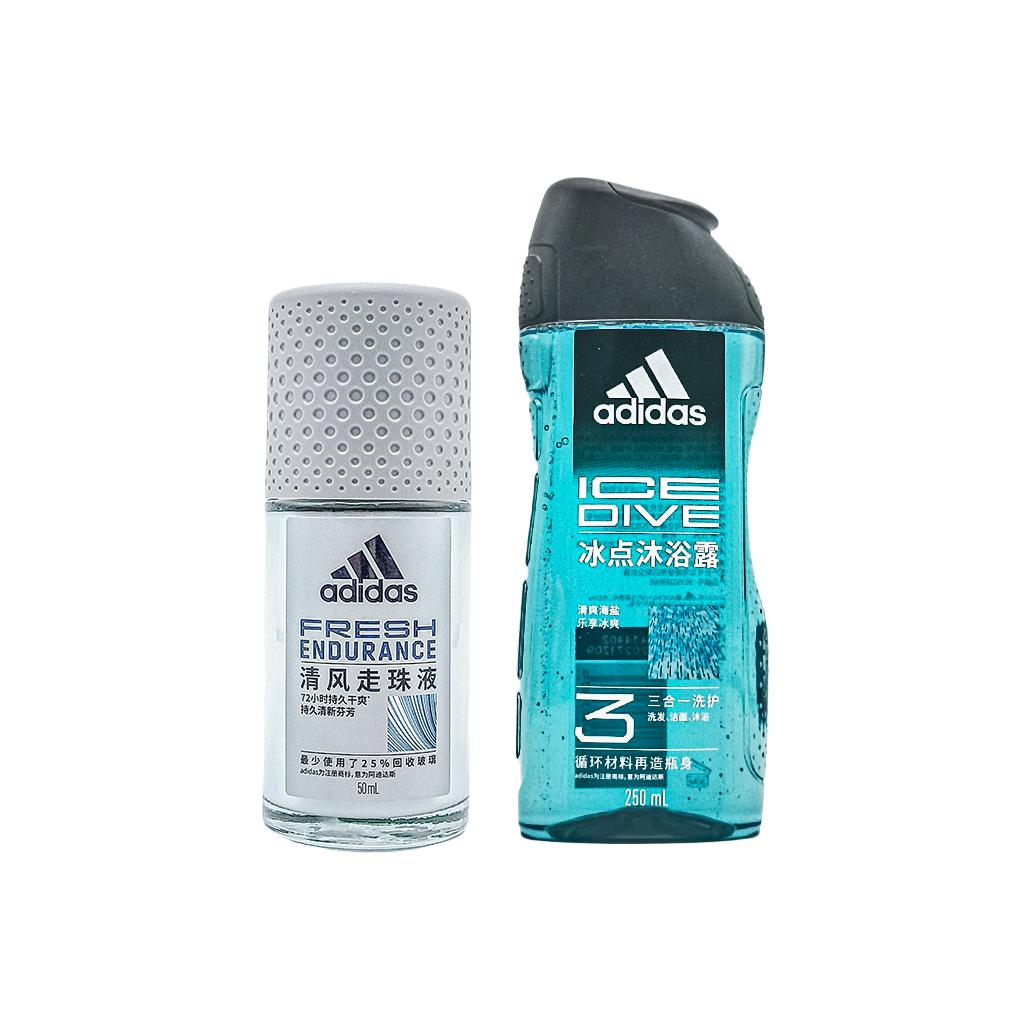 Мужской набор adidas adidas 50ml+250ml/600ml (прозрачный)
