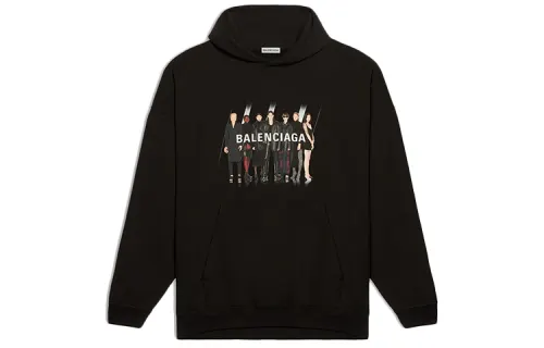 Balenciaga Sweatshirt Women's Black