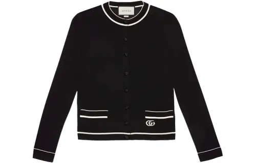 GUCCI Knitwear Women's Black Crew Neck Moderate Other