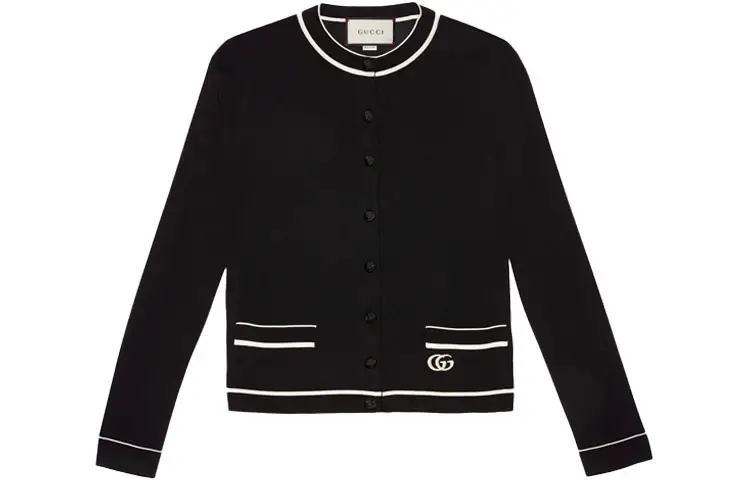 GUCCI Knitwear Women's Black Crew Neck Moderate Other