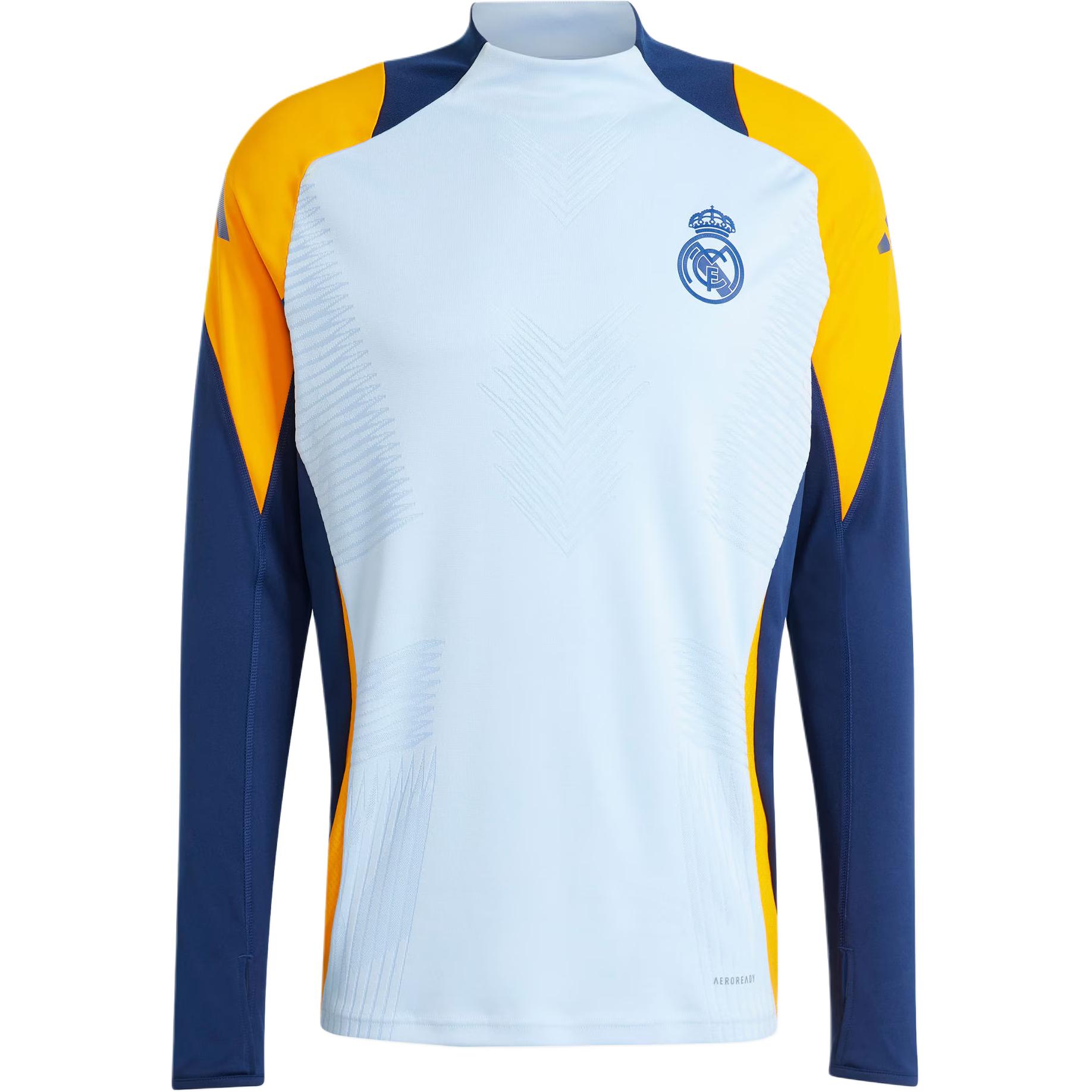 Adidas Real MadridTiro 24 Soccer Jersey Men’s Glossy Finish Blue