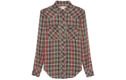 SAINT LAURENT Shirts Women's Multicolor Lapel Moderate Other