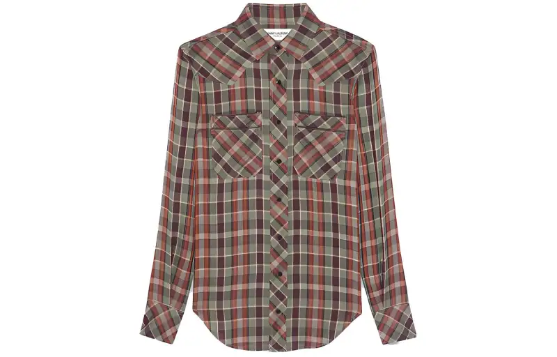 SAINT LAURENT Shirts Women's Multicolor Lapel Moderate Other