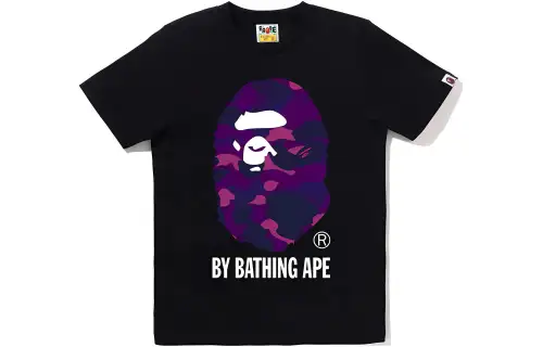 A BATHING APE T Shirts Women's Crew Neck Moderate Straight Fit