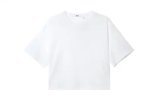 UNIQLO T Shirts Women's Crew Neck Moderate Straight Fit