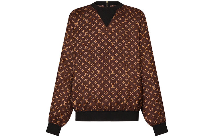 Женское худи Louis Vuitton Монограмм (карамельное)