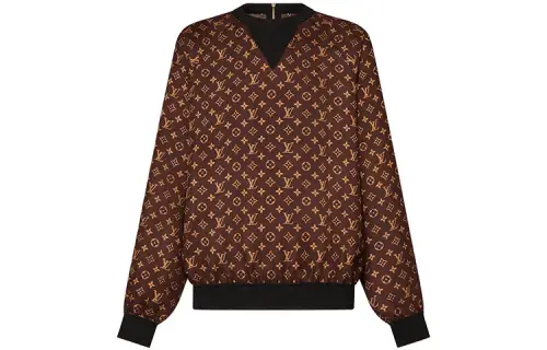 LOUIS VUITTON Sweatshirt Women's Caramel