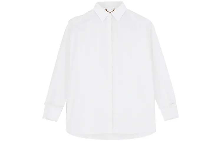 Golden Goose Shirts Women's White Pointed Collar Moderate Other