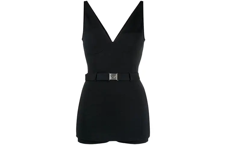 PRADA SS22 One piece Shorts Women's Black