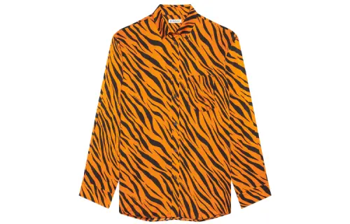 Balenciaga Year Of The Tiger button-down silk shirt