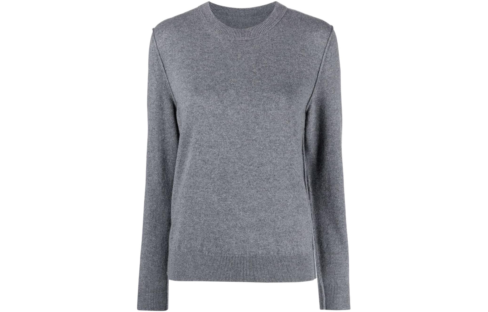 Maison Margiela SS22 Cashmere Sweater Women's Gray