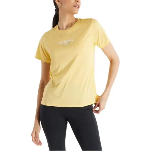 New Balance Regular T Shirt Women's Yellow