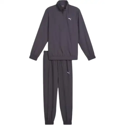 PUMA Woven Half Zip Tracksuit Casual Sportswear Men's Galaxy Gray