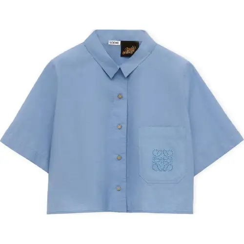 LOEWE SS24 Shirt Women's Daybreak Blue