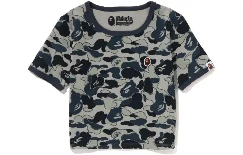 Bape Women'ss Cookie Camo 2 Trim Tee Brown