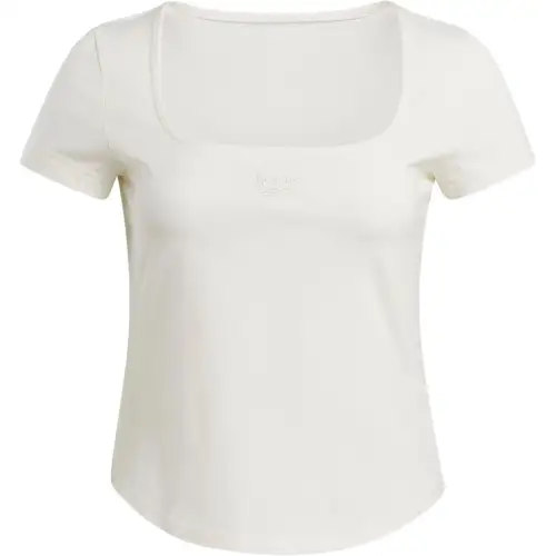 Reebok T Shirts Women's Ecru Square Collar Moderate