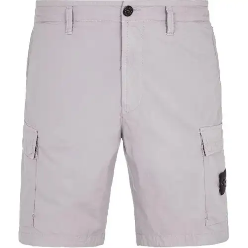 STONE ISLAND Casual Shorts Men's Light Gray