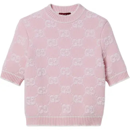 GUCCI Gg Jacquard Knitted Top