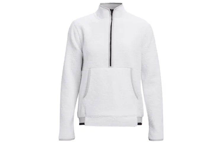 Under Armour Sweatshirts Women's White Stand Collar Moderate Regular