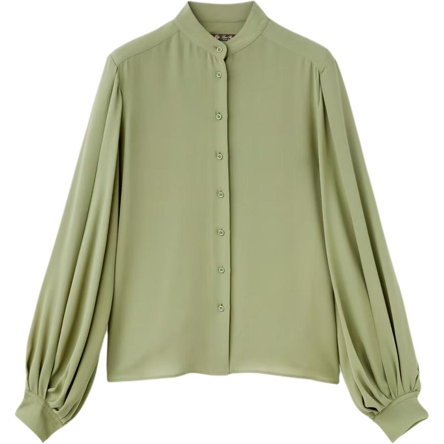 Loro Piana SS24 Shirt Women's Matcha Macaron Green