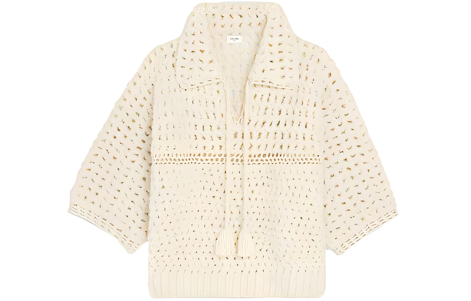 CELINE FW21 Sweater Women's Ecru