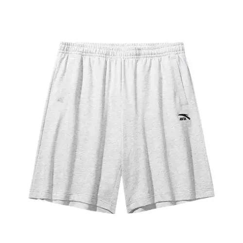 Anta Life Collection Casual Shorts Men's Gray Heather Gray