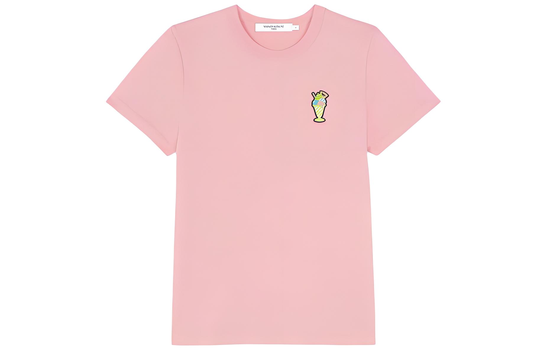 Женская футболка Maison Kitsune (белая)