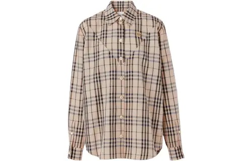 Burberry SS22 Shirt Women's Cheese Milk Color