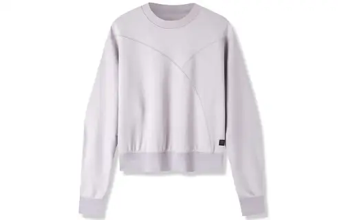 ANTA Sweatshirts Women's Magic Carpet Gray Crew Neck Moderate Regular