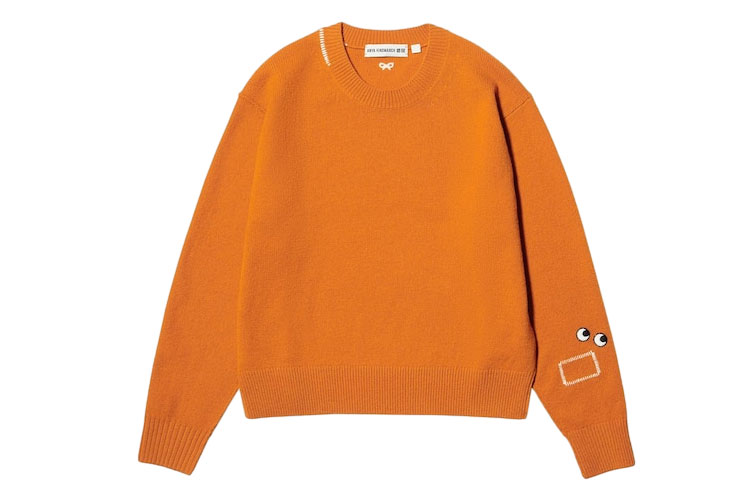 Женский свитер UNIQLO (оранжевый)