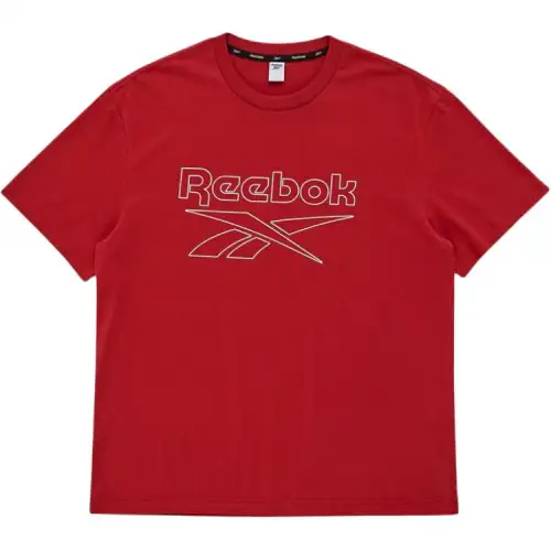 Reebok T Shirts Women's Red Crew Neck Moderate