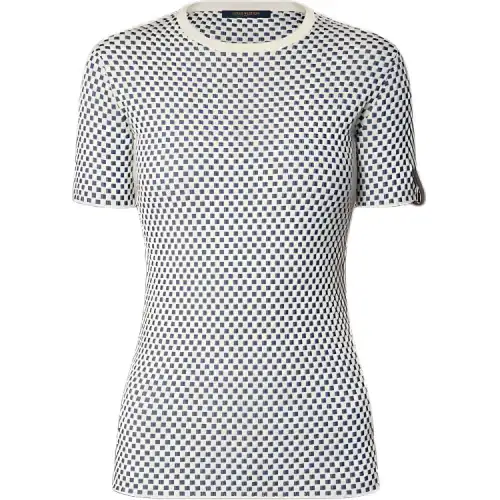 LOUIS VUITTON Mini Checkerboard Knit Top