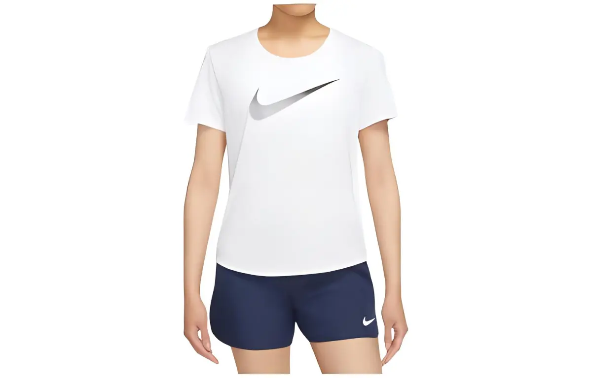 Nike Set in Sleeve T Shirt Women's White