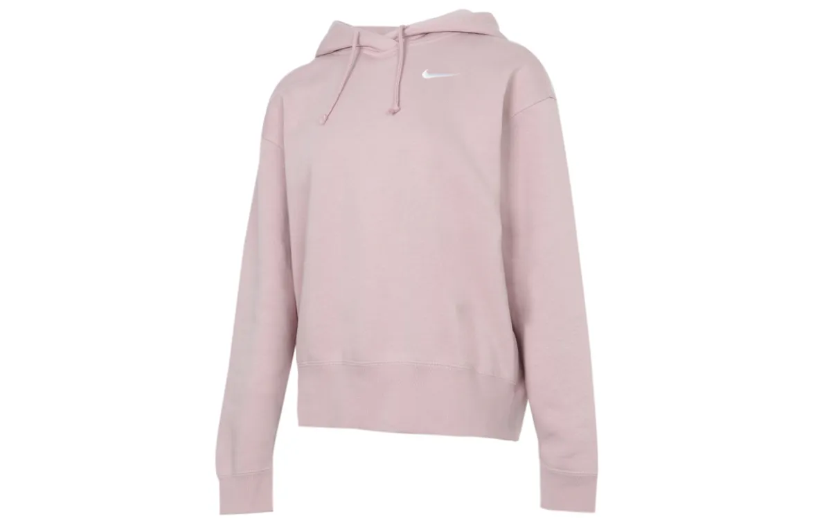 Nike Sweatshirts Women's Light Purple Hooded Moderate Regular